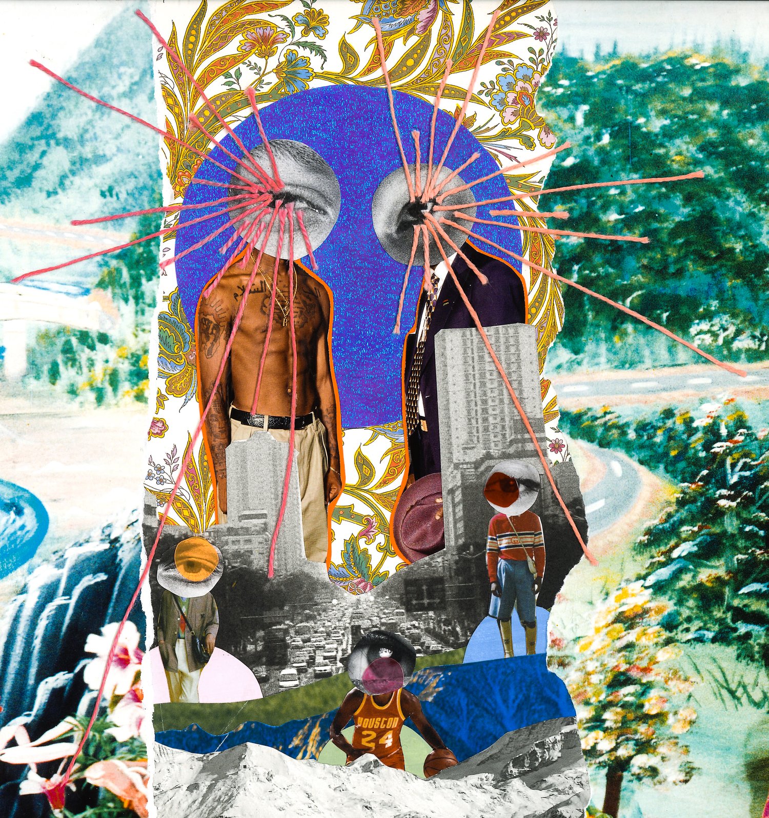 Tina Tona Multimedium Artist Celebrates Black Expression in Mixed Media Collages.