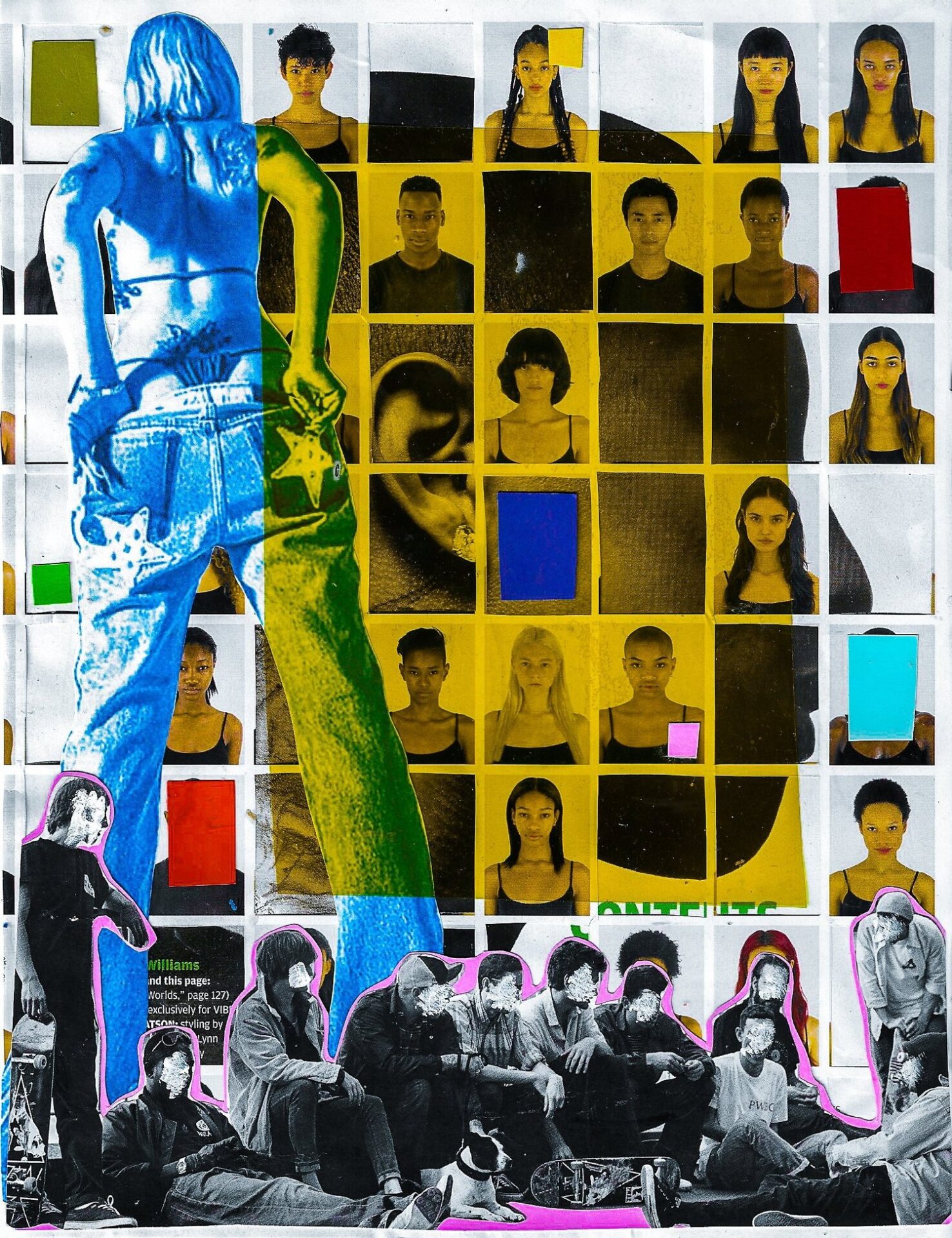 Tina Tona Multimedium Artist Celebrates Black Expression in Mixed Media Collages.